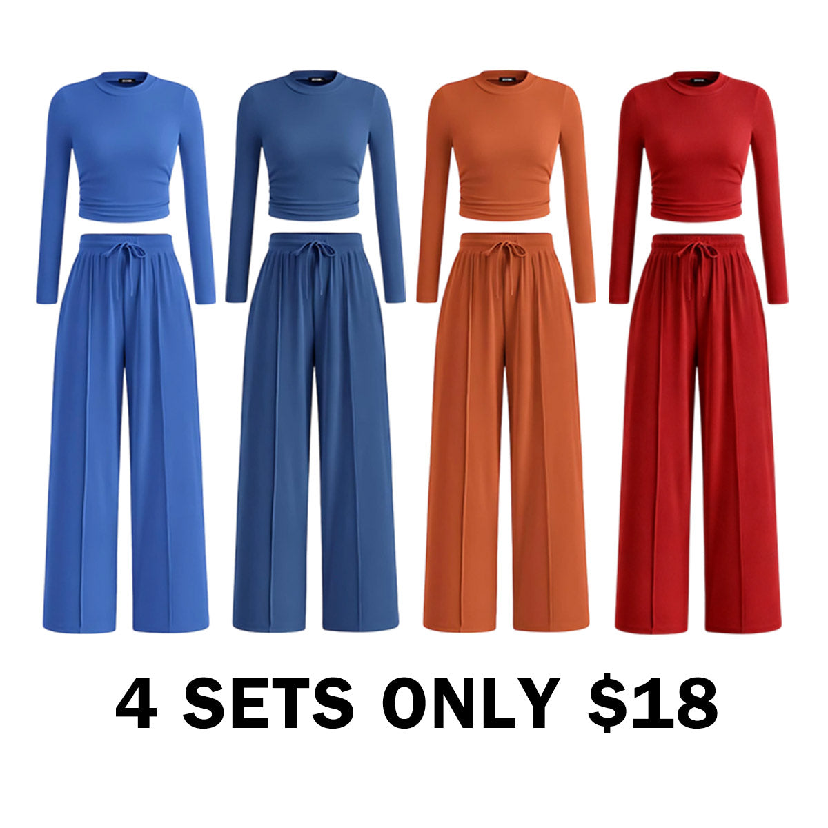 2-Piece Ribbed Knit Lounge Set