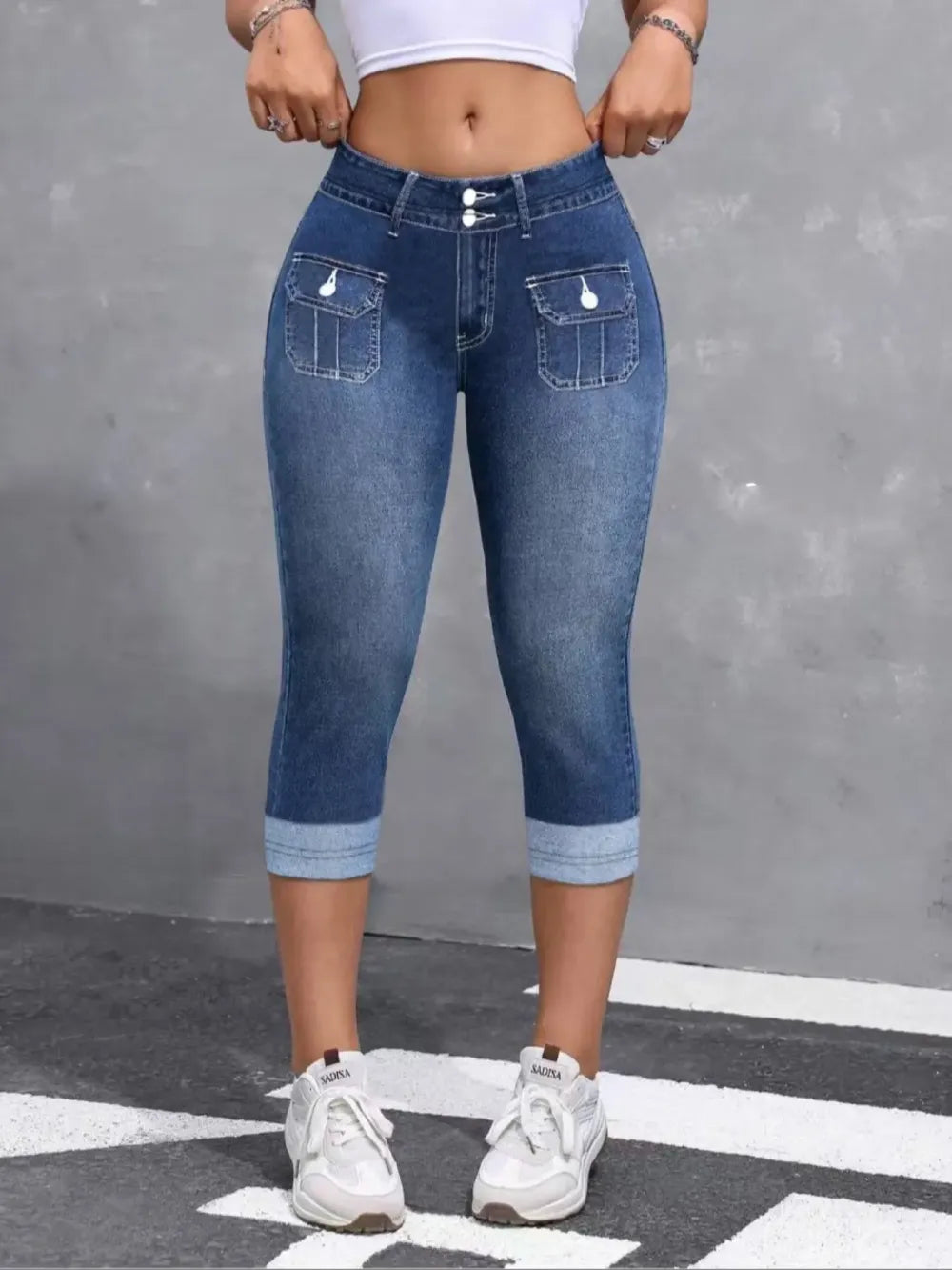 Women's Tight Fit Seven-Quarter Pants
