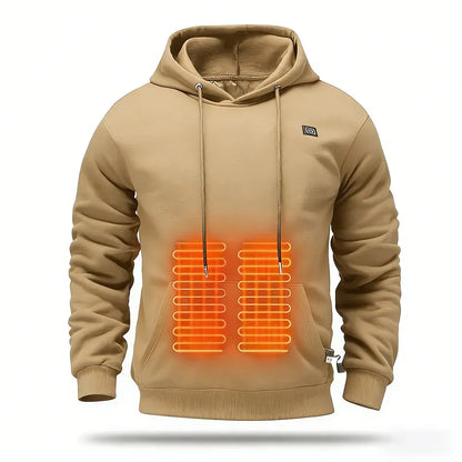 Men's Smart Heated Hoodie (Equipped with a Charging Battery)