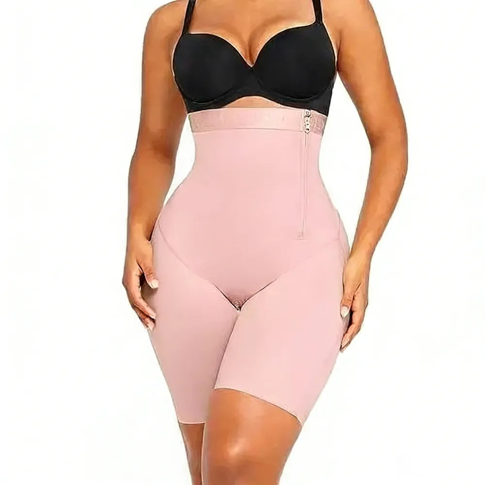 Shaping High-Rise Shorts Tummy Tucking Butt Lift