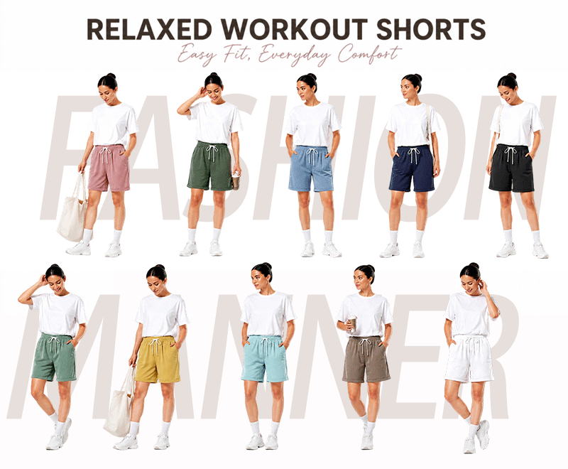 (🔥Summer Hot Sale -78% OFF🔥)Elastic Waist Casual Comfy Summer Shorts