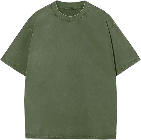 Men's  Acid Wash Cotton T-Shirts