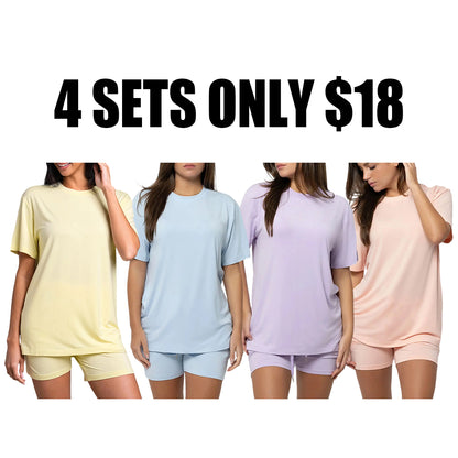 🔥Women's Cloud T-shirt Set-🔥8-Pack - All Colors Included