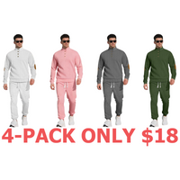 4-Pack (White,Pink,Gray,Army Green)