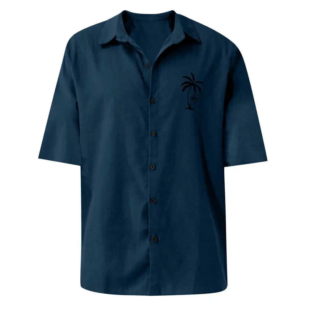 Classic Beach Men Polo Shirt Collar Short Sleeved Work Shirts for Men