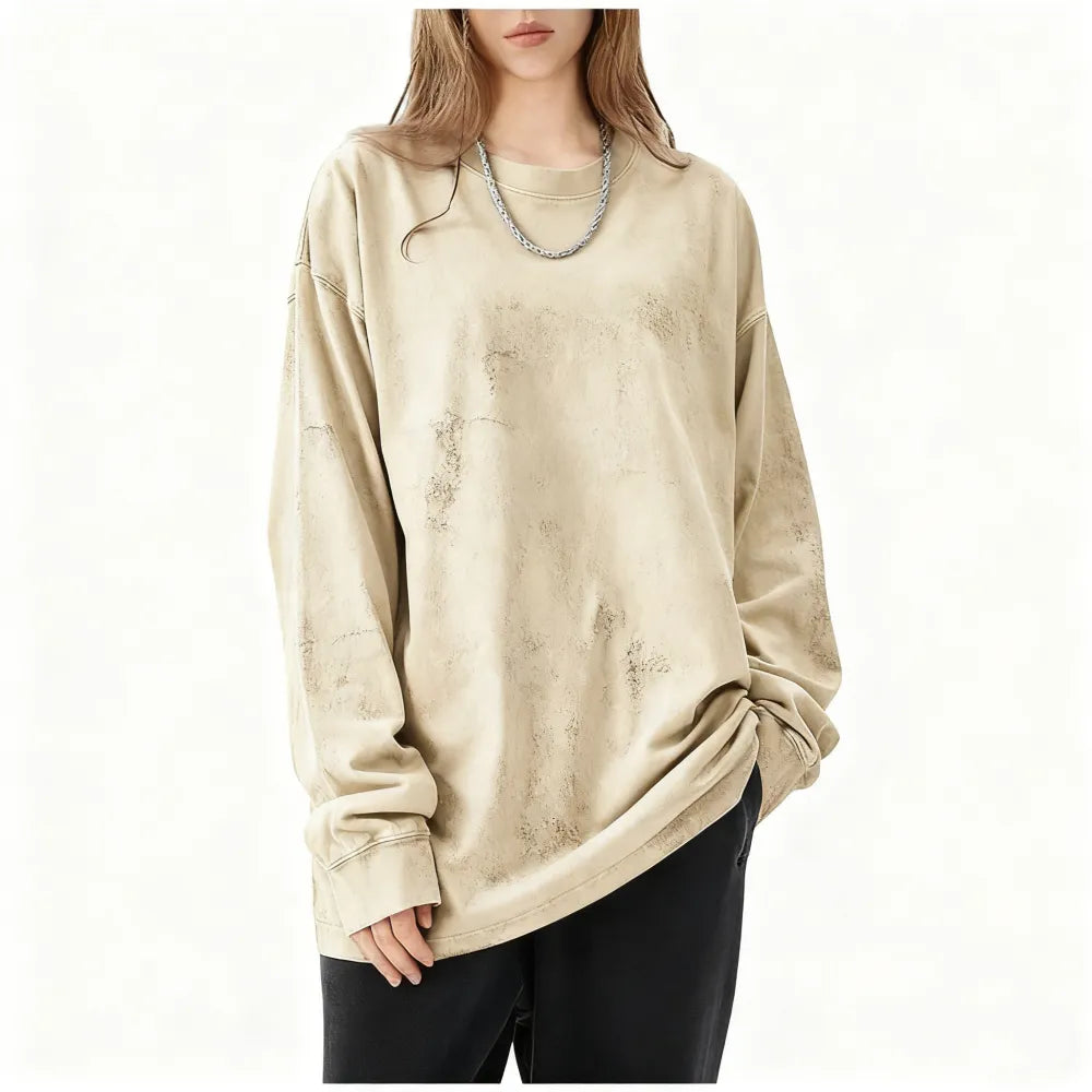 Oversized Long Sleeve T-Shirt for Men and Women