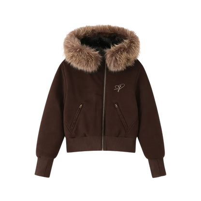 Winter Faux Fur Collar Jacket