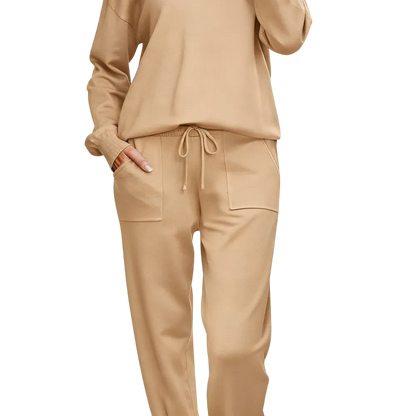 Long Sleeve Knit Loungewear Set