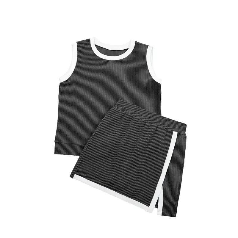 Women's Crewneck Ribbed 2-Piece Sets