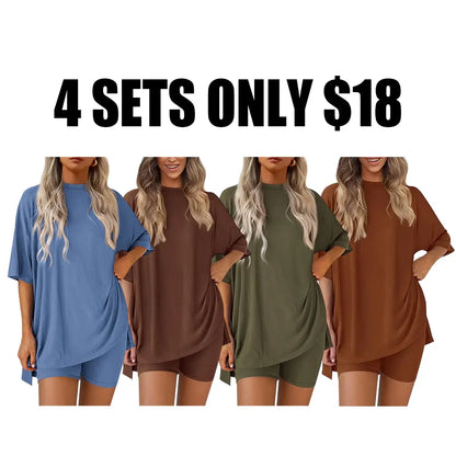 Women'S Summer Casual Loose Two-Piece Set