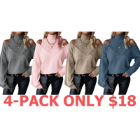4-Pack (Gray,Baby Pink,Khaki,Blue)