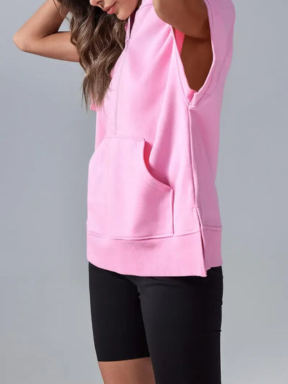 Women's Oversized Half Short Sleeve Casual Sweatshirts