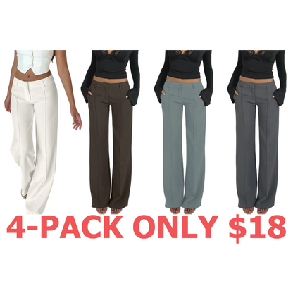 Women's Casual Fashion Suit Pants
