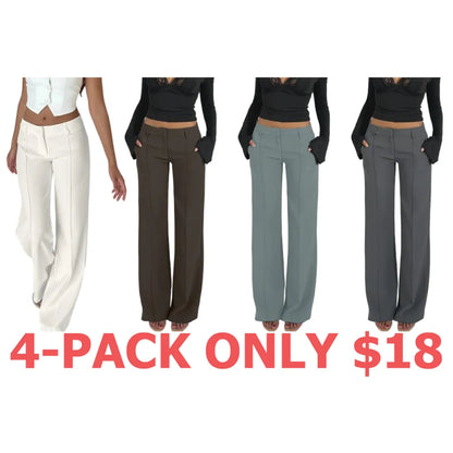 Women's Casual Fashion Suit Pants