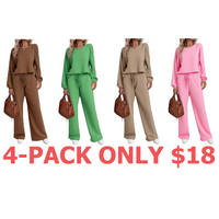 4-Pack (Brown,Apple Green,Khaki,Lotus Pink)