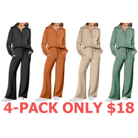 4-Pack (Black,Pumpkin,Khaki,Pea Green)