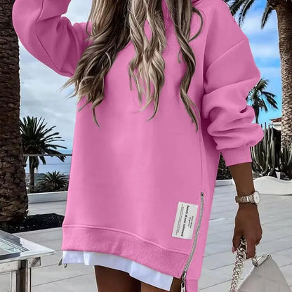 2025 Women's 8-Piece Long-Sleeve Pullover Sweatshirt Set