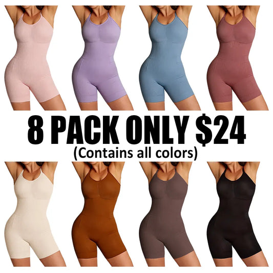 🔥Shapewear, Tummy Control, Hip Lift, Body Shaping Bodysuit🔥8-Pack - All Colors Included