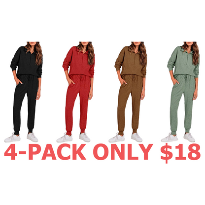 Women's 2-Piece Sweatsuits Set Long