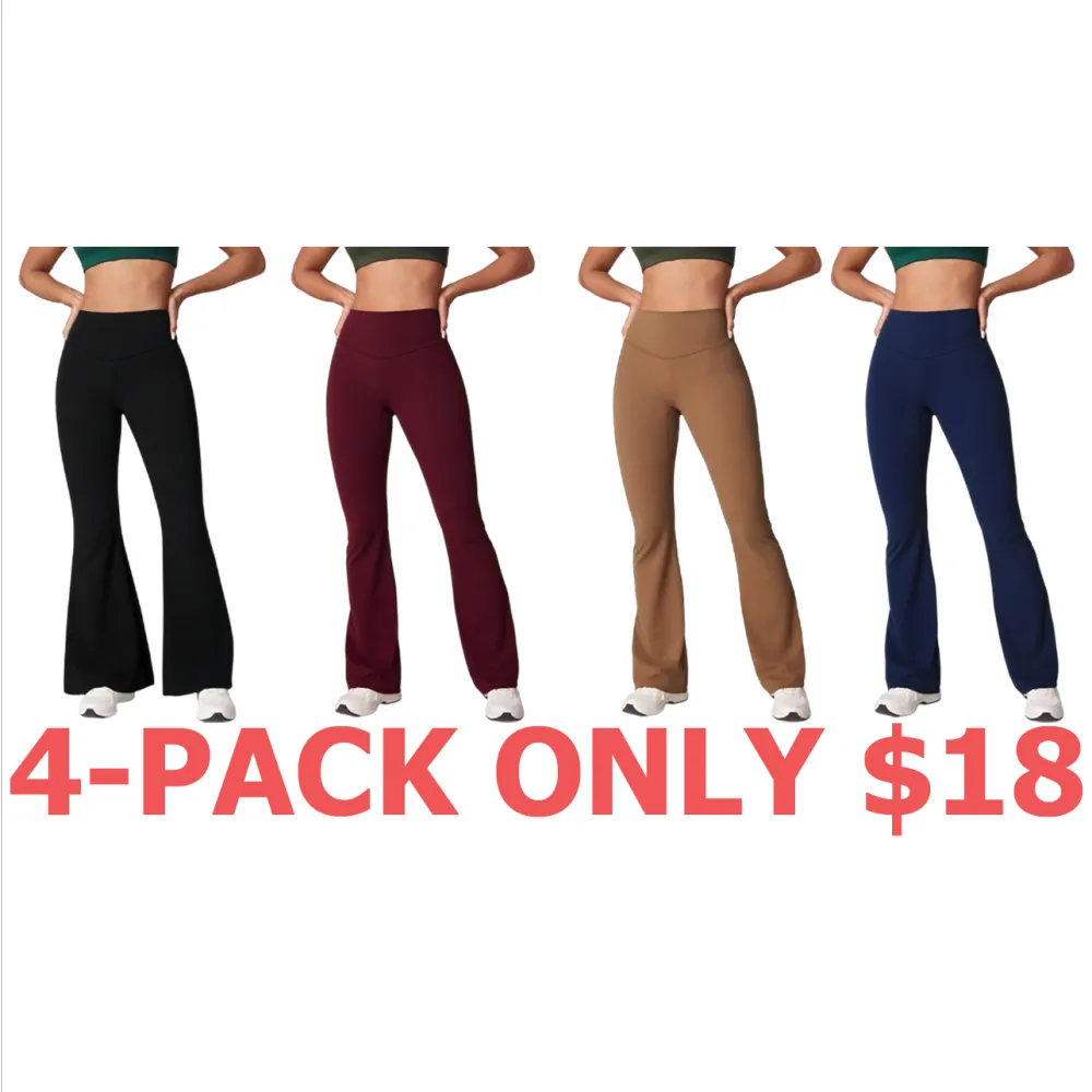 Latest 8-Piece Set of Seamless Bell-Bottom Pants