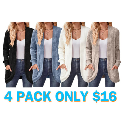 Womens Long Cardigan Lightweight Sweater