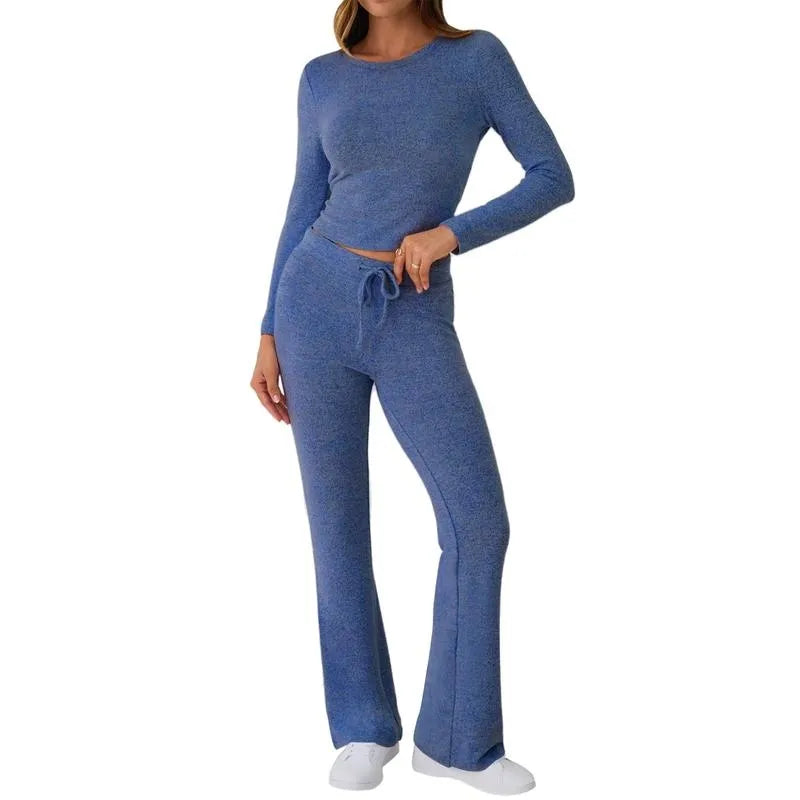 Women's Fall Casual Two-Piece Long-Sleeve Set