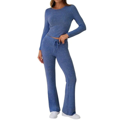 Women's Fall Casual Two-Piece Long-Sleeve Set