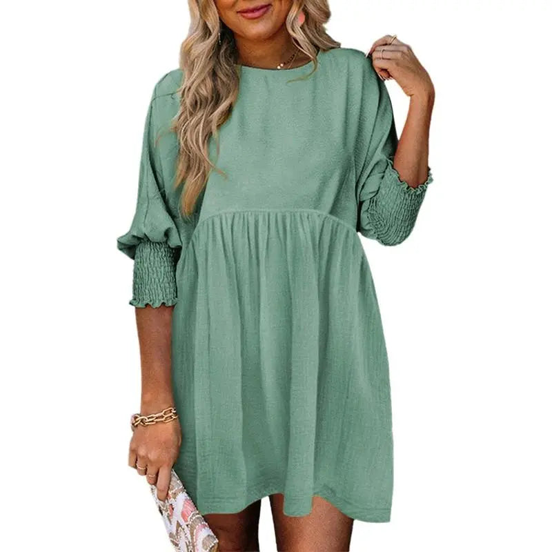 Women's Black Summer Tunic Dress