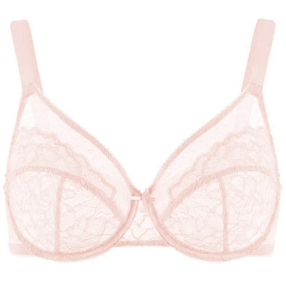 Enchante Floral Lace Plus Size Full Coverage Bra