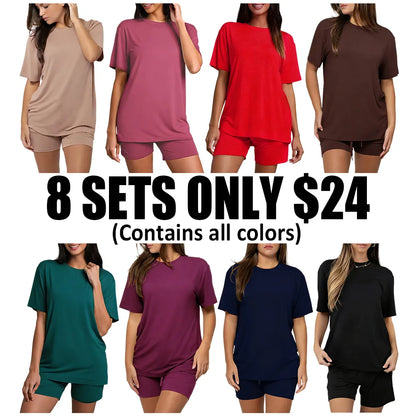 🔥Women's Cloud T-shirt Set-🔥8-Pack - All Colors Included