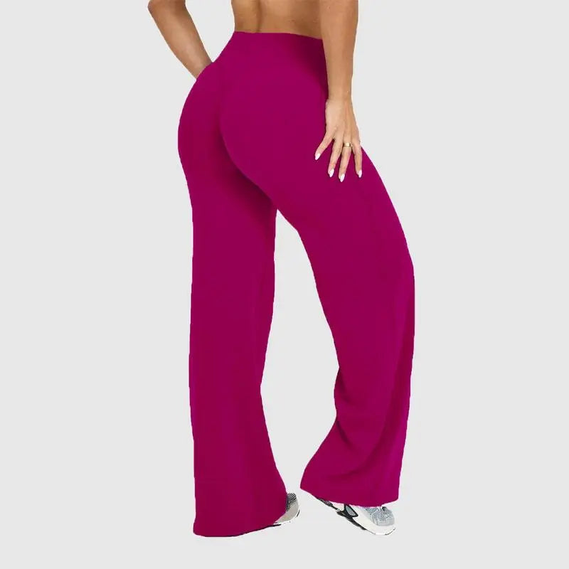 Straight Leg Bottoms Fitness Sportswear Gymwear Casual Pants