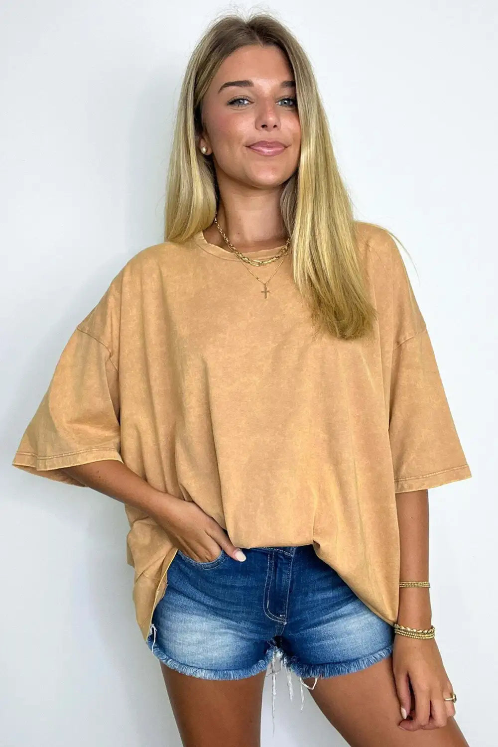 Weekend Awaits Mineral Wash Oversized Top - BACK IN STOCK