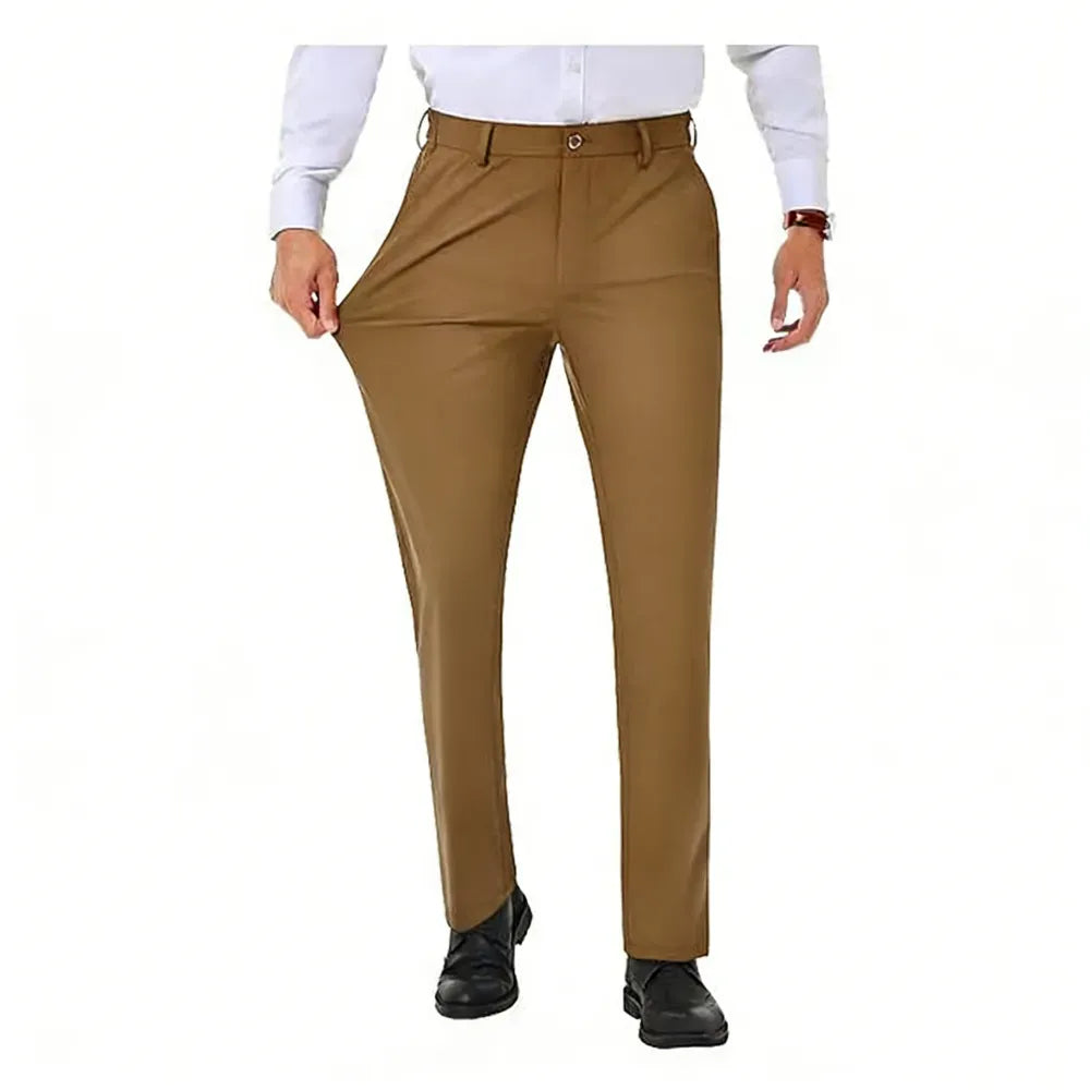 Men's Stretch Dress Pants No Iron Golf Pants Expandable