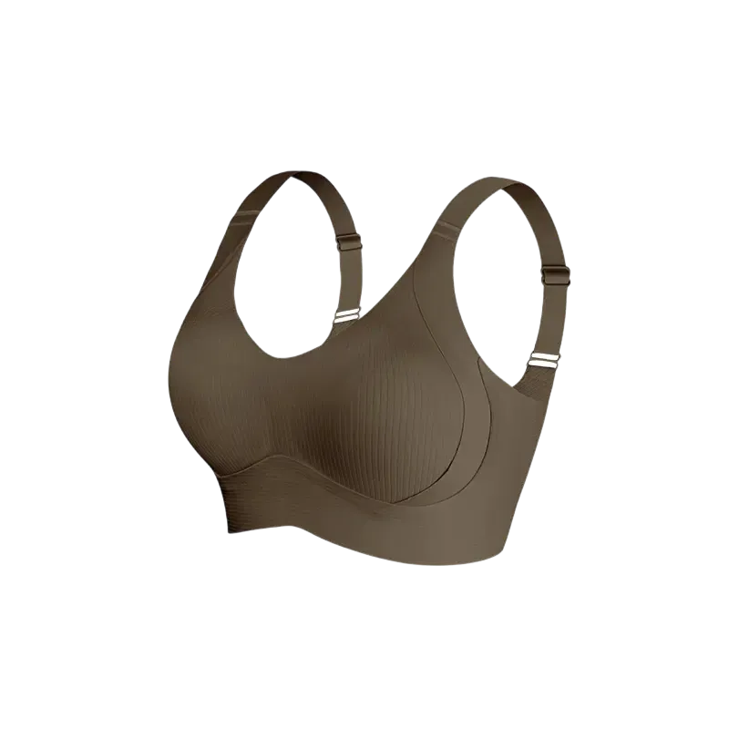 Women's Solid Wireless Bra, ComfortableBreathable Push Up Bra