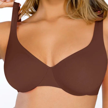 Bras for Women Comfort Underwire Balconette Bras Plus Size Full Coverage No Padded Seamless Everyday Bras Womenswear Comfortable