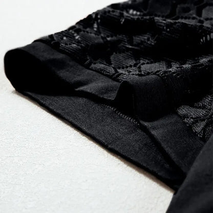 Plus Size Tops for Women Summer Lace Short Sleeve Crewneck