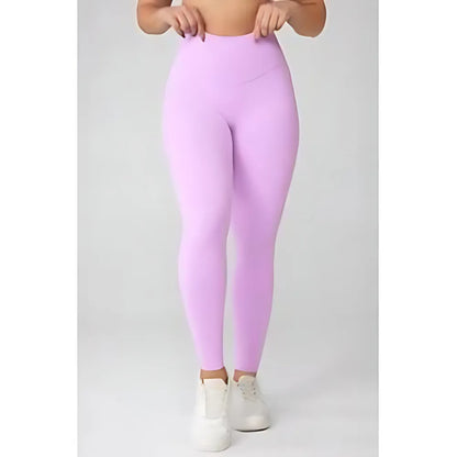 Women's 8-Piece Set High-Waisted Seam Sports Leggings