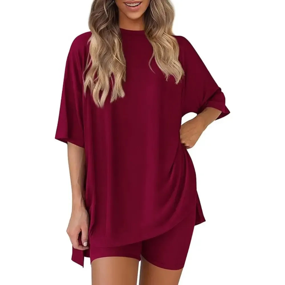 Women'S Summer Casual Loose Two-Piece Set