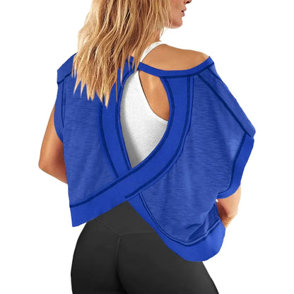 Women’s Open Back Workout Tops