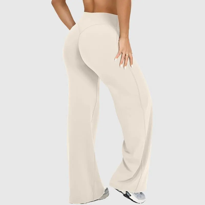 Straight Leg Bottoms Fitness Sportswear Gymwear Casual Pants