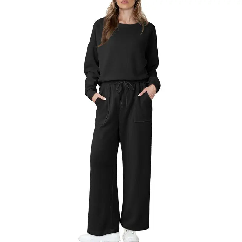 Women's Cotton 2 Piece Outfits Sweatsuit Casual