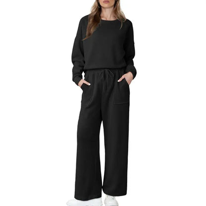 Women's Cotton 2 Piece Outfits Sweatsuit Casual