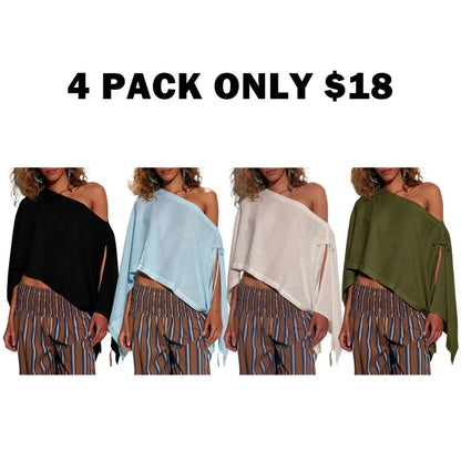 Women‘s Versatile Cape Tops