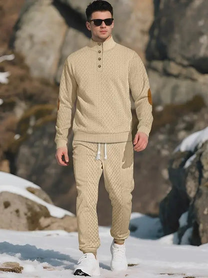 Men's knitted suit The