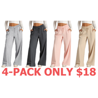 4-Pack (Light Gray,Dark Gray,Apricot,Baby Pink)