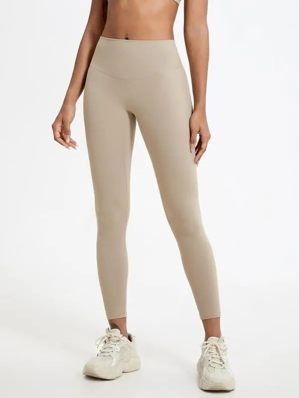 Women's Solid Color Sports Leggings