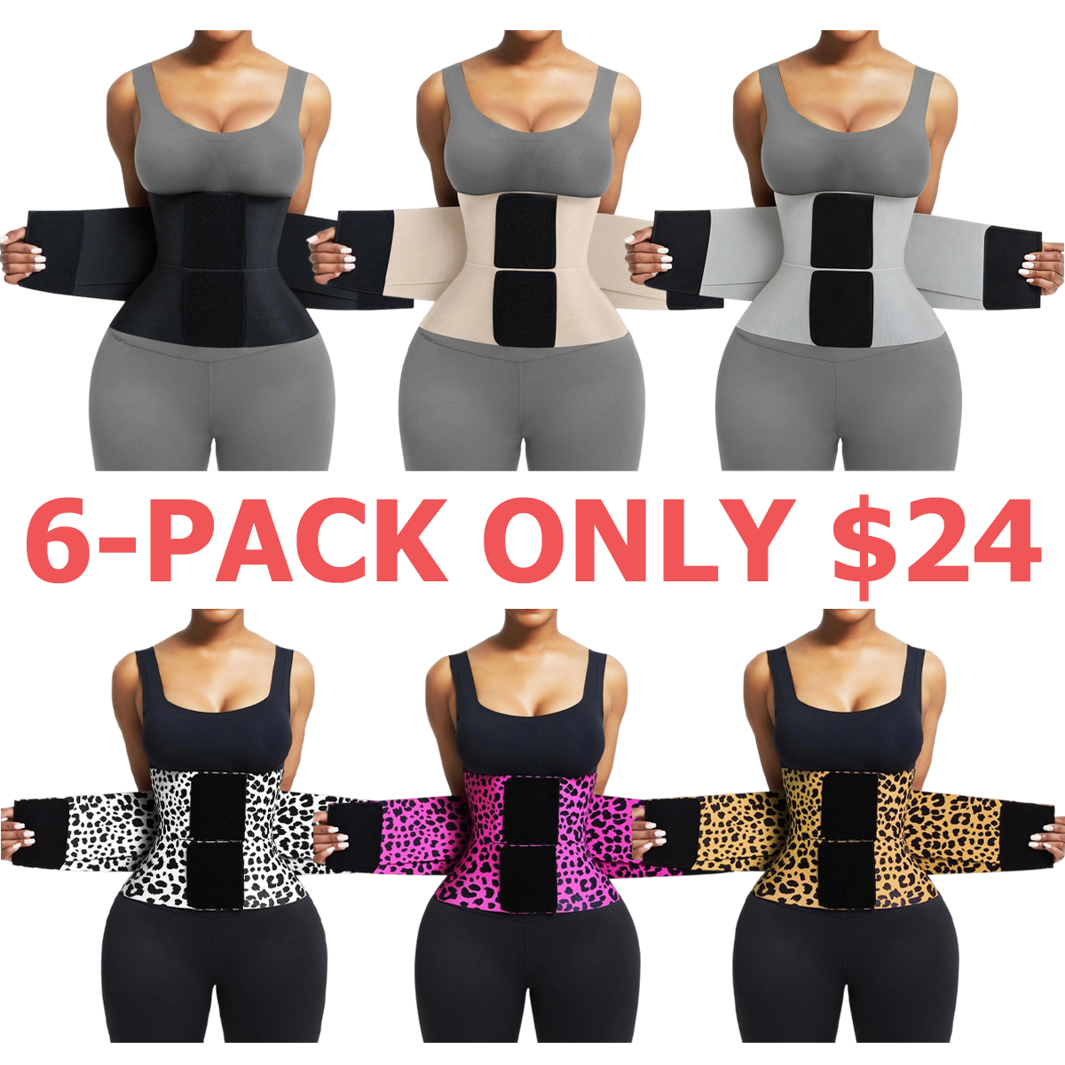 Belt Waist Cincher Ab Belt Tummy Control Body Shaper with Triple Wrap Women Comfortable Fabrics Adjustable Lady Festival Lady Comfort Fabrics
