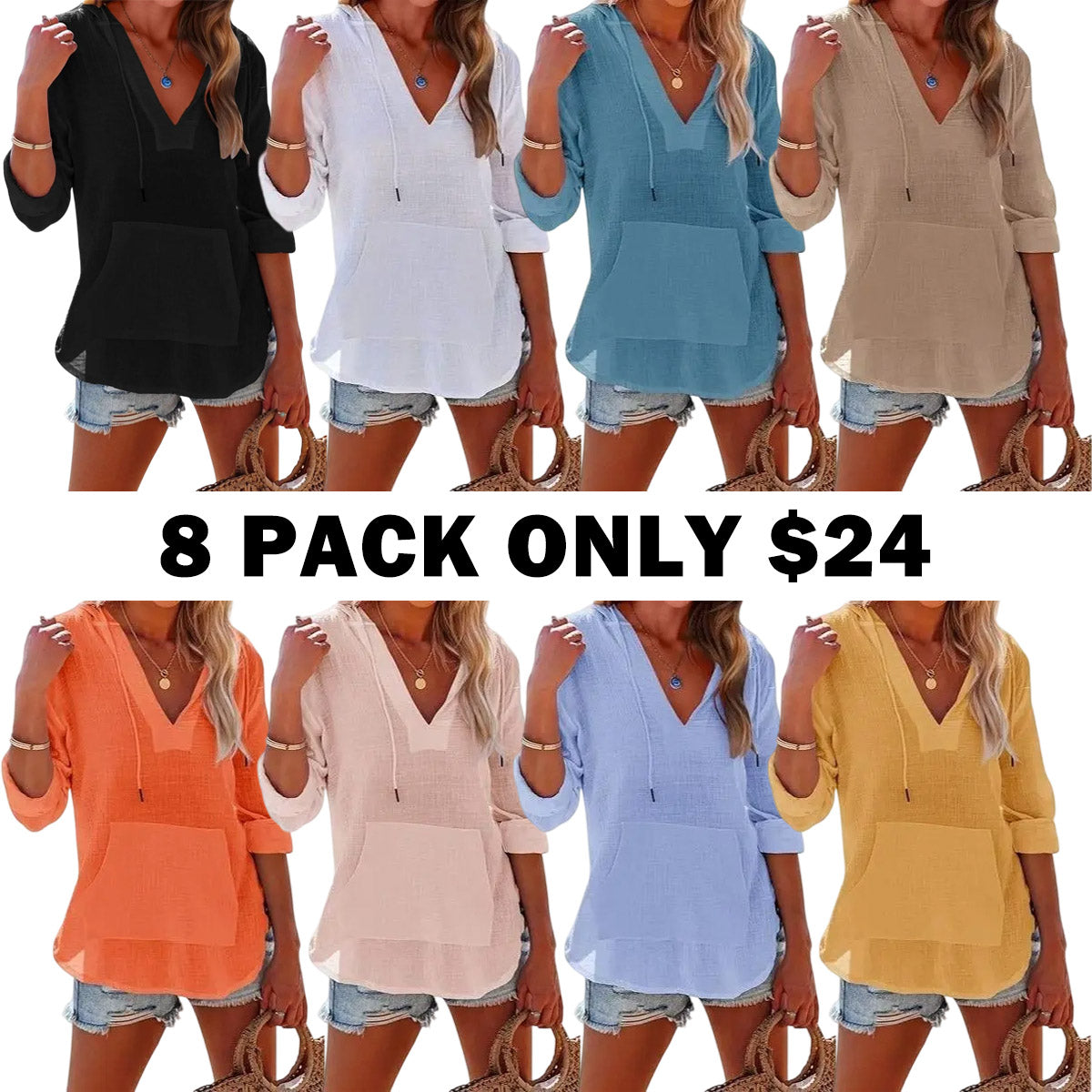 Women's Beach Cover Up hoodies