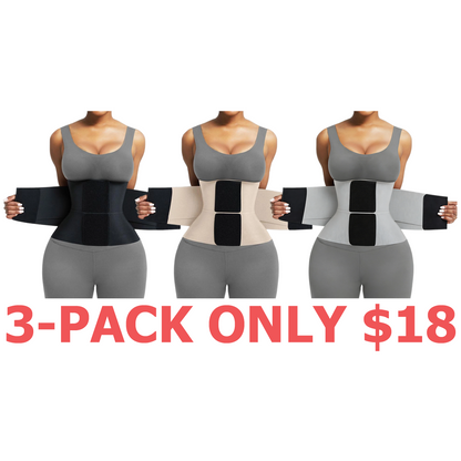 Belt Waist Cincher Ab Belt Tummy Control Body Shaper with Triple Wrap Women Comfortable Fabrics Adjustable Lady Festival Lady Comfort Fabrics
