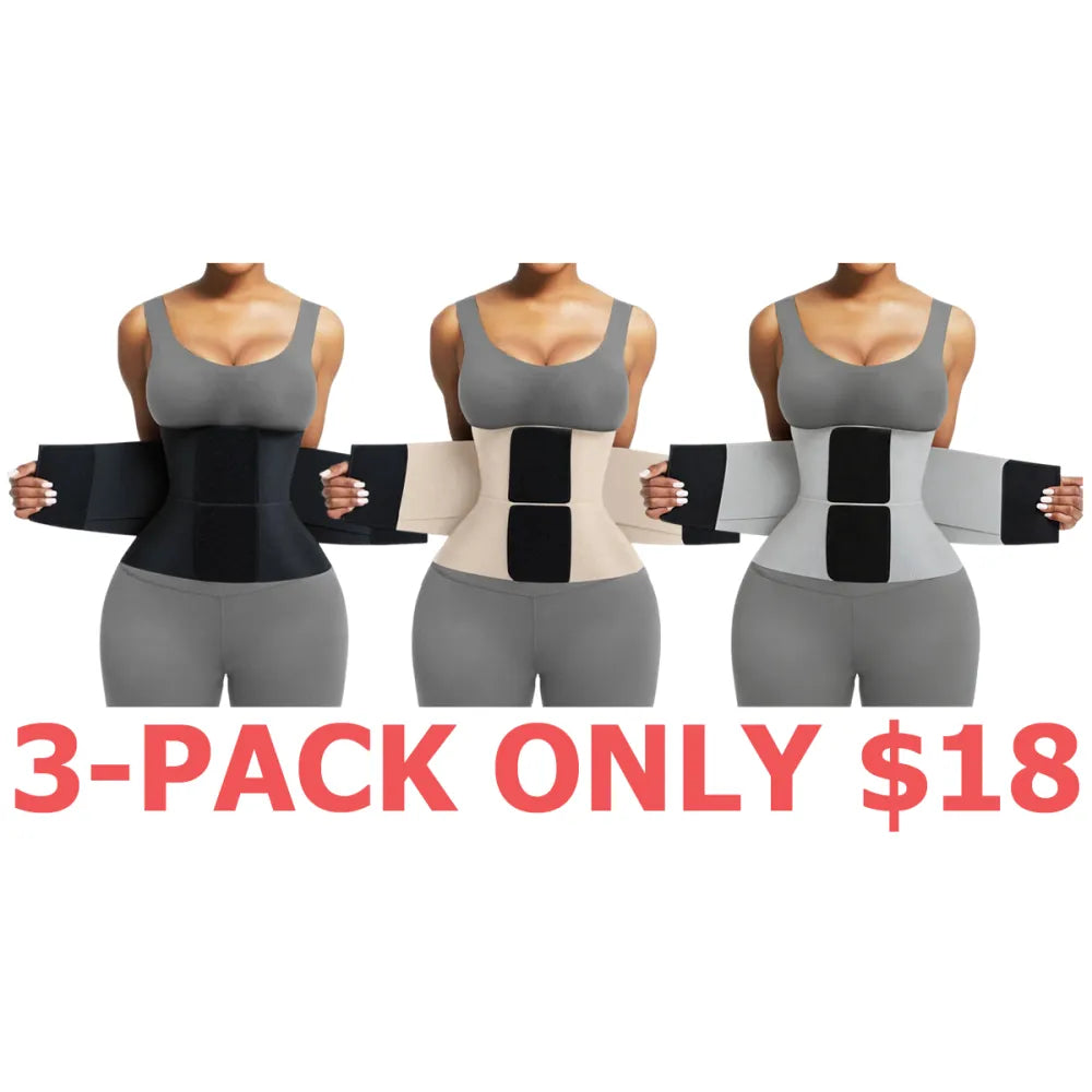 Belt Waist Cincher Ab Belt Tummy Control Body Shaper with Triple Wrap Women Comfortable Fabrics Adjustable Lady Festival Lady Comfort Fabrics